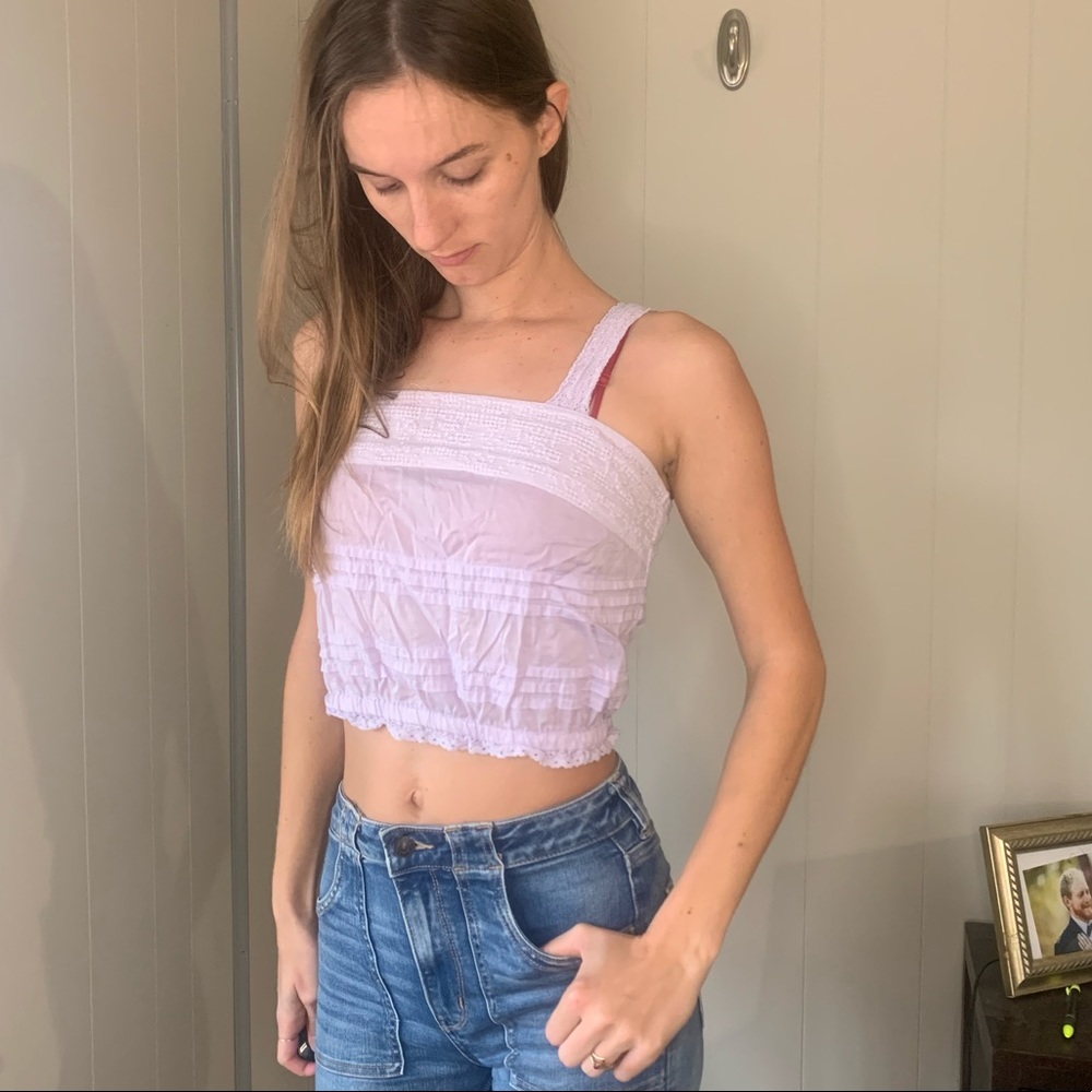 Light Purple Crop Top